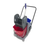Cubeta doble de 30 litros con exprimidor DUST 4 Cubeta doble de 30 litros con exprimidor DUST - Imagen 4