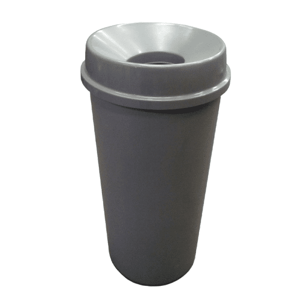 Bote cilíndrico de 80 litros TC con tapa embudo DUST 1 Bote cilíndrico de 80 litros