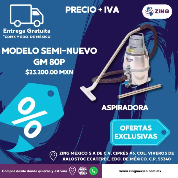 Aspiradora GM 80P de Nilfisk 1 aspiradora GM 80P