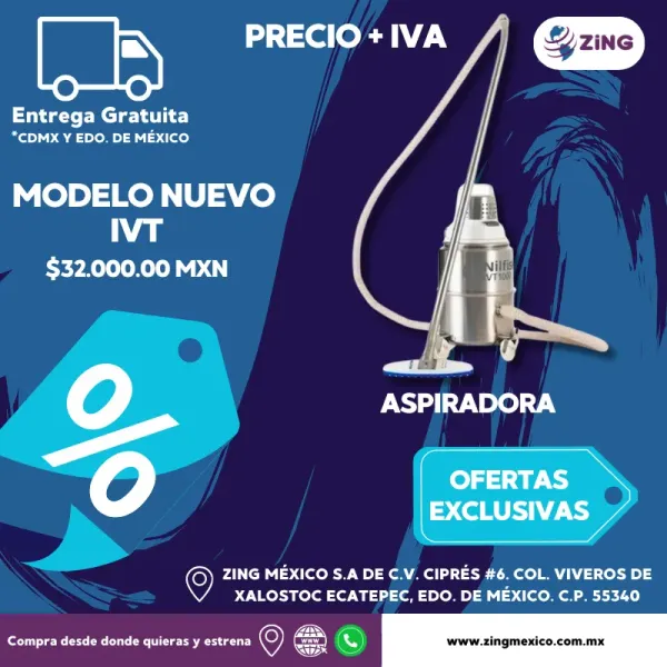 Aspiradora IVT de Nilfisk 1 Aspiradora IVT de Nilfisk