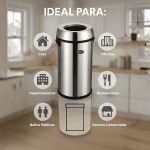 Bote con tapa embudo en acero inoxidable DUST 4 Bote con tapa embudo en acero inoxidable DUST - Imagen 4
